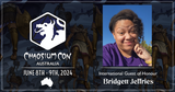 Bridgett Jeffries is coming to Chaosium Con Australia in June; our third and final international guest!