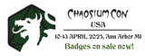 Back for a fourth year: get your badge for Chaosium Con USA!