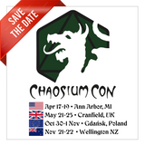 Save these dates! Four Chaosium Cons around the world announced for 2026