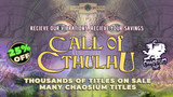 Save up to 25% on Chaosium releases in the ​Fantasy Grounds Summer Sale