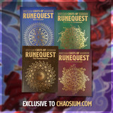 Our acclaimed Cults of RuneQuest series is available now with special gorgeous embossed leatherette covers