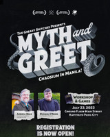 Chaosium in Manila: MOB and Andrew will 'Myth and Greet' in the Philippines, July 23rd