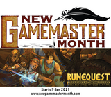 RuneQuest is one of the featured RPGs in New Gamemaster Month, commencing Jan 5