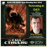 Save the date: Special Chaosium Con New Zealand screening of 'The Call of Cthulhu' at The Roxy, Nov 23rd
