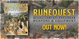 Out now in PDF – RuneQuest: Weapons & Equipment 