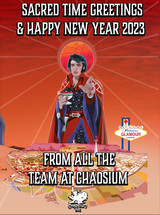 Sacred Time Greetings and Happy New Year 2023 from all the team at Chaosium!