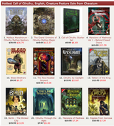 DriveThruRPG's Creature Feature Sale – 33% off over 600 Chaosium digital titles!