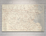 We have Call of Cthulhu: Arkham Poster Maps at Redbubble