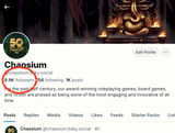 Chaosium has 10K followers on BlueSky - come join us!