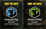 Save these dates! Chaosium Con US and Chaosium Con UK dates set for 2027