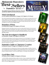 Miskatonic Monday #77 - Summer 2023 Bestsellers