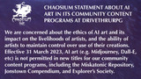 AI Art and Chaosium Community Content programs (Miskatonic Repository/Jonstown Compendium/Explorer's Society)