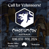 Volunteer for Chaosium Con Australia and get a free badge!