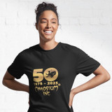 Revealing the official Chaosium 50th Anniversary Logo t-shirt!