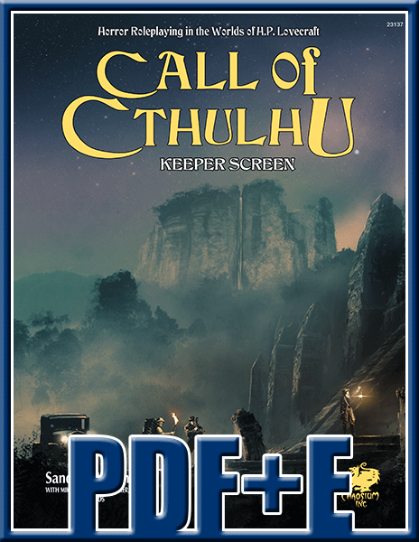 Il Mazzo Del Custode Malleus Monstrorum Per Call Of Cthulhu 7E – Chaosium CHA23171
