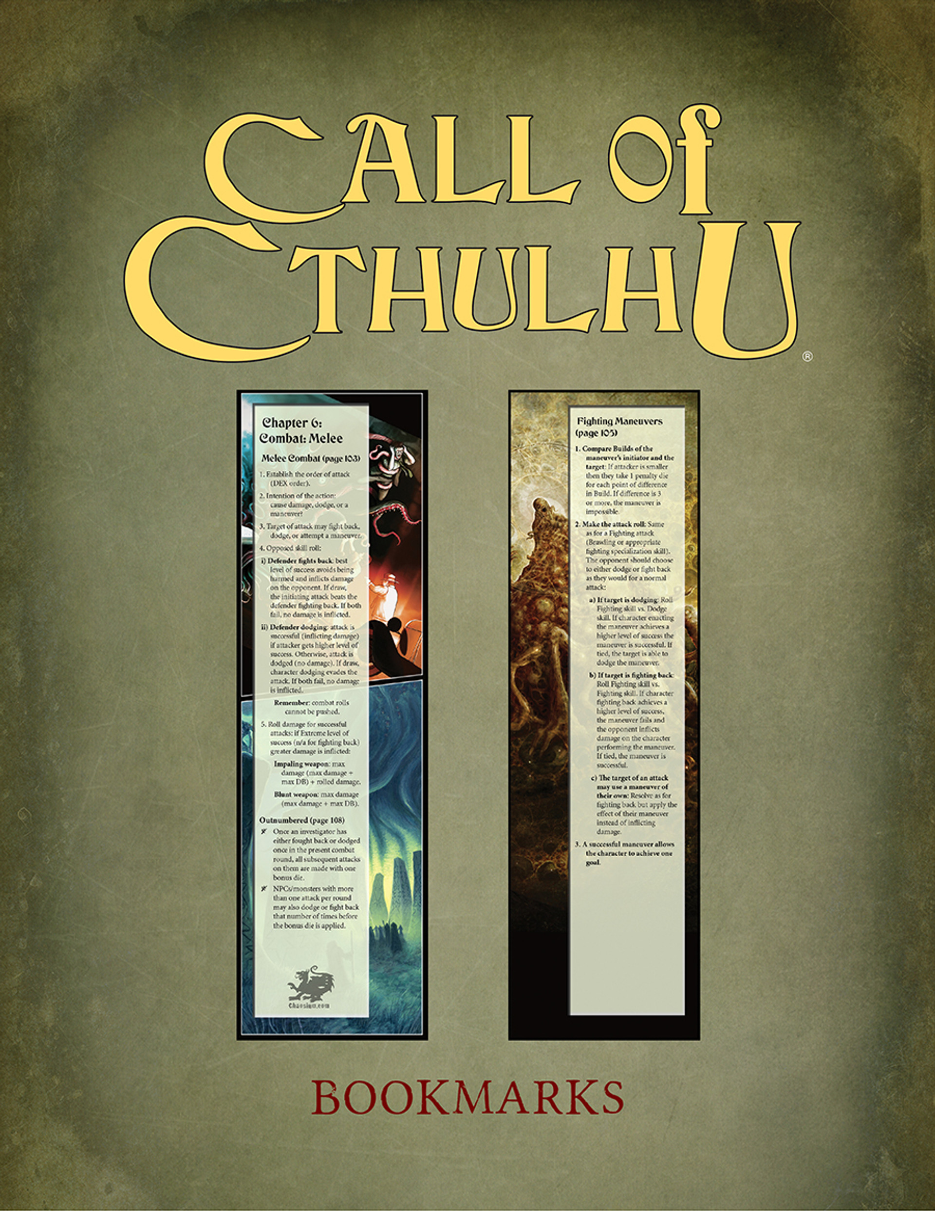 call of cthulhu rulebook pdf free