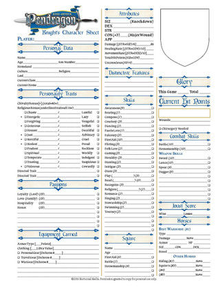 king arthur pendragon rpg pdf