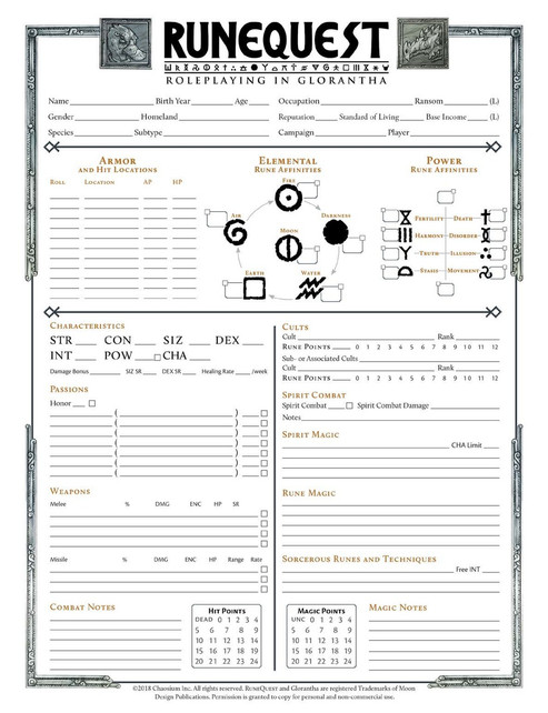 RuneQuest - Glorantha Bestiary - PDF - Chaosium Inc.