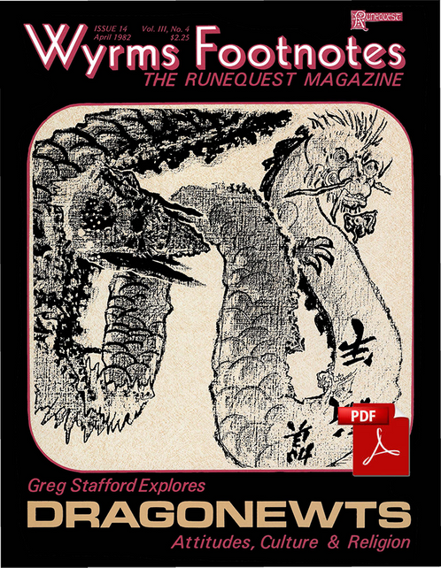 Wyrms Footnotes #14 - Front Cover