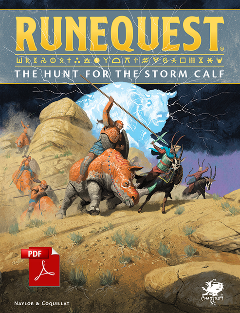 Hunt for the Storm Calf - Front Cover