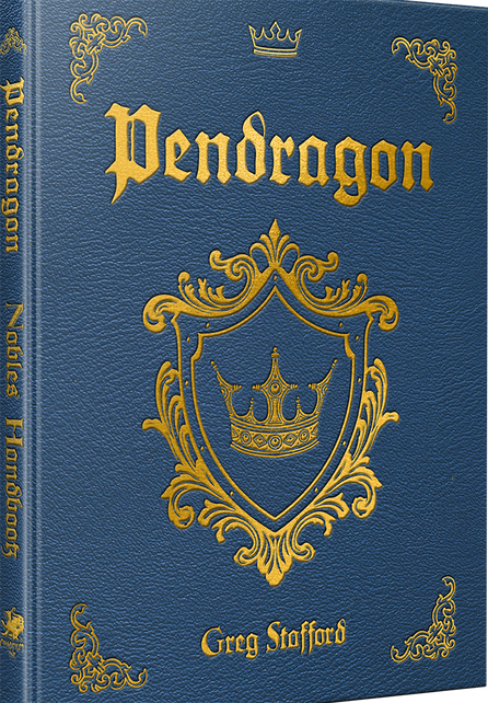 CHA2740 Pendragon Nobles Handbook Leatherette Cover