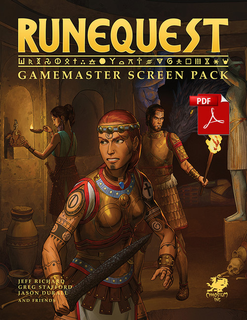 RuneQuest - Gamemaster Screen Pack - Front Cover