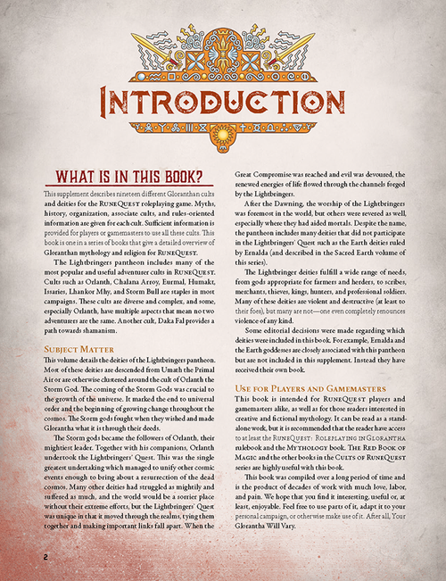Cults of RuneQuest: The Lightbringers