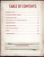 Nameless Horrors- 2nd Edition - Table of Contents