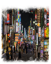 Title City in Neon