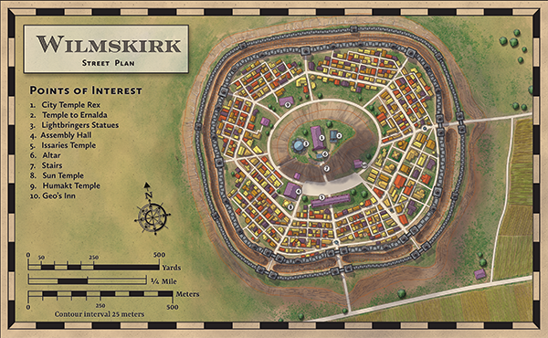 Map of Wilmskirk