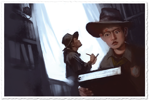 Scouts Investigating