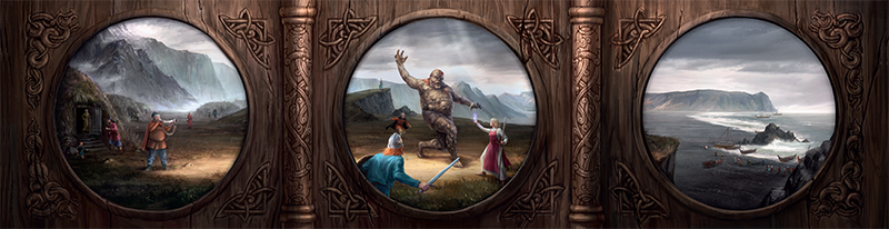 Title Age of Vikings Screen - Player Side