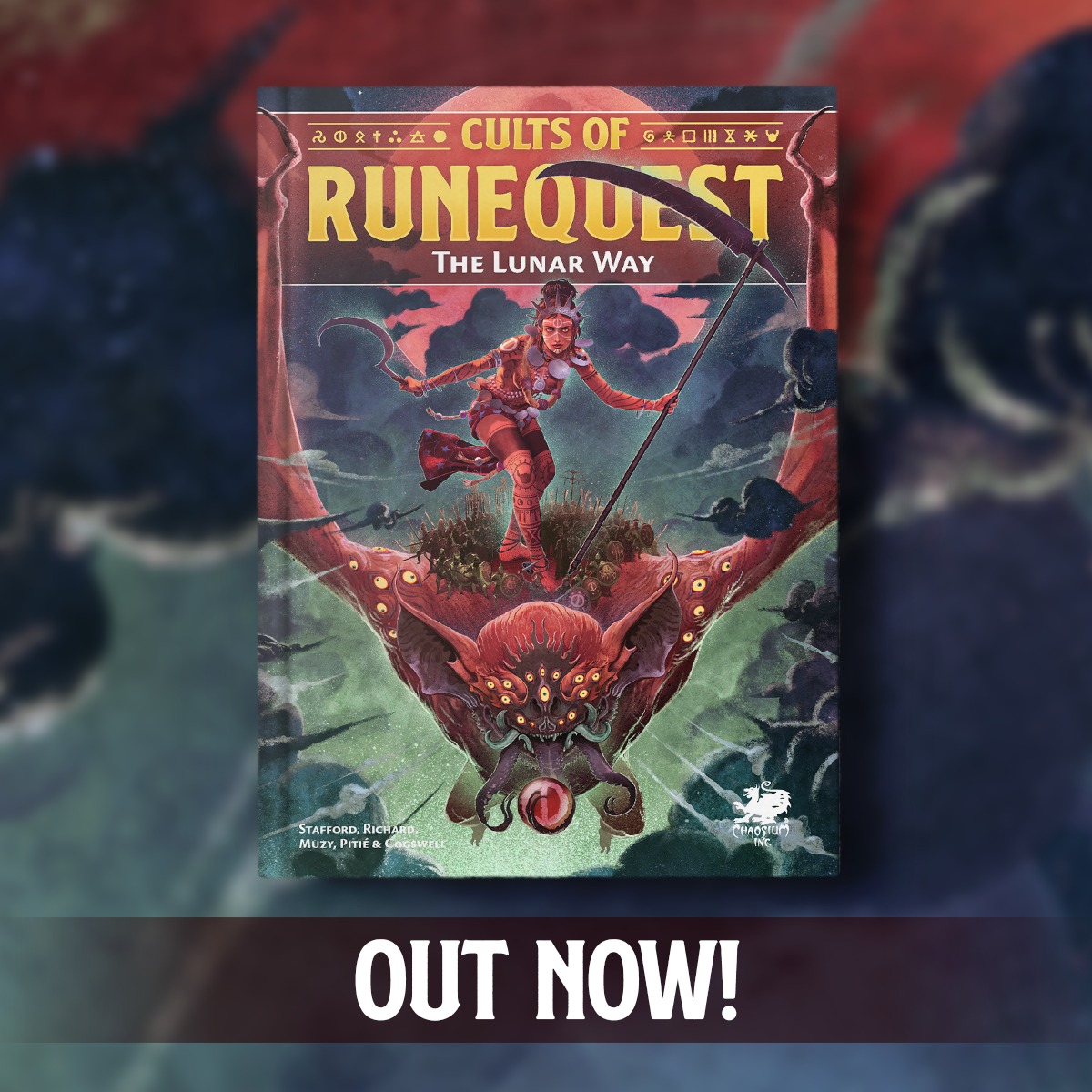 Out now: Cults of RuneQuest - The Lunar Way - Chaosium Inc.