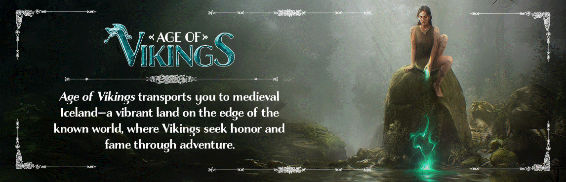Three rotating images from Age of Vikings