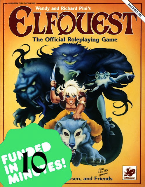 Elfquest Rpg Pdf ElfQuest Kickstarter funds in 10 mins, hits $100K in half-a-day - first ...