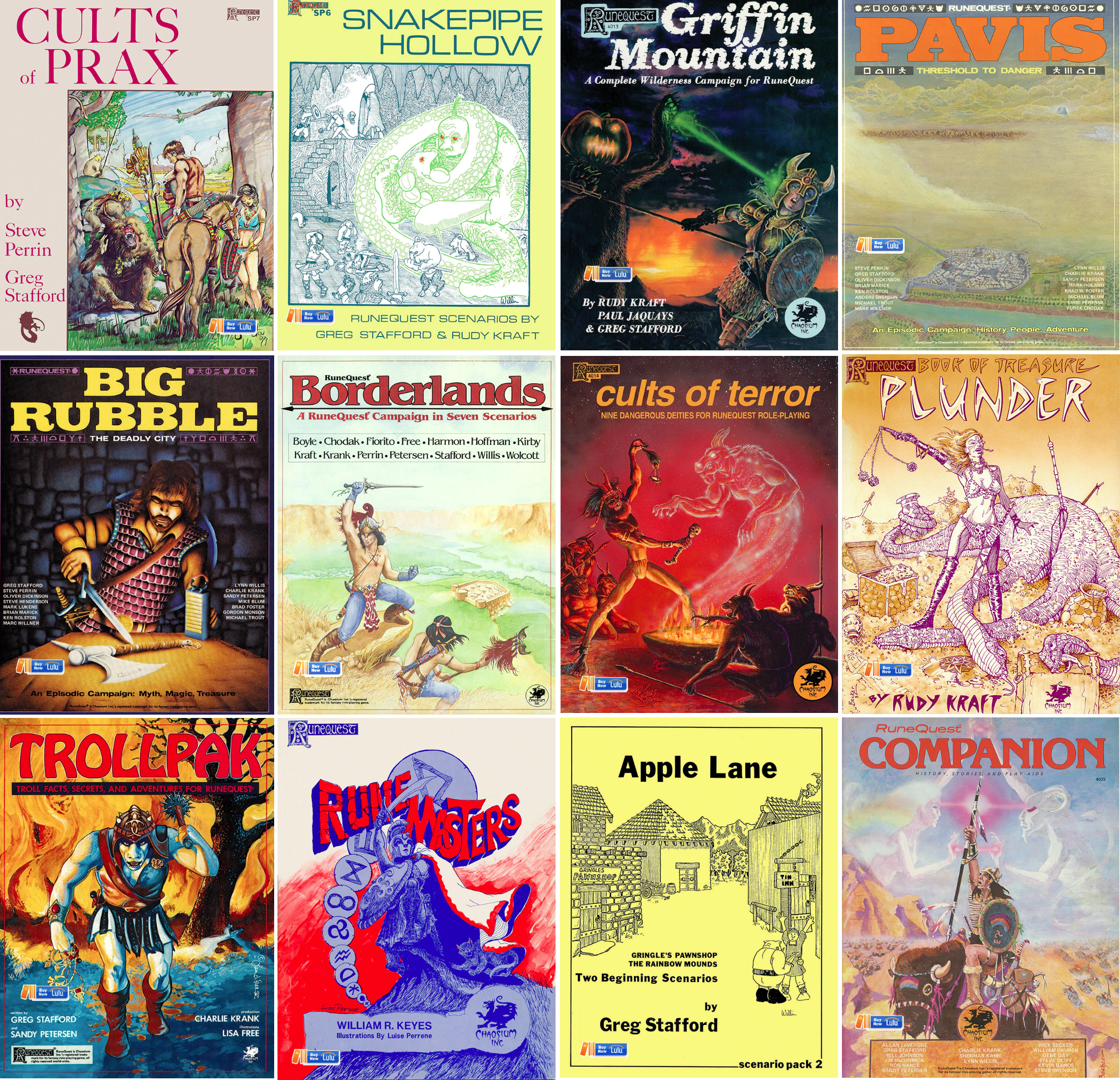 RuneQuest Classics - now available POD, and 25% off until the end