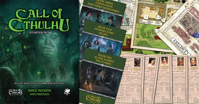 Promotional image of the Call of Cthulhu Starter Set