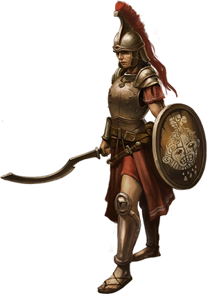 Female Noble In Armor