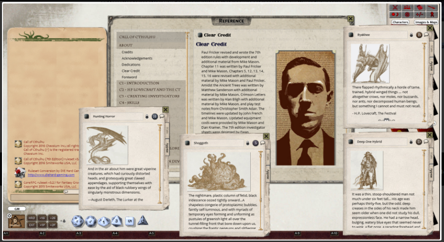 call of cthulhu 7th rpg character sheet