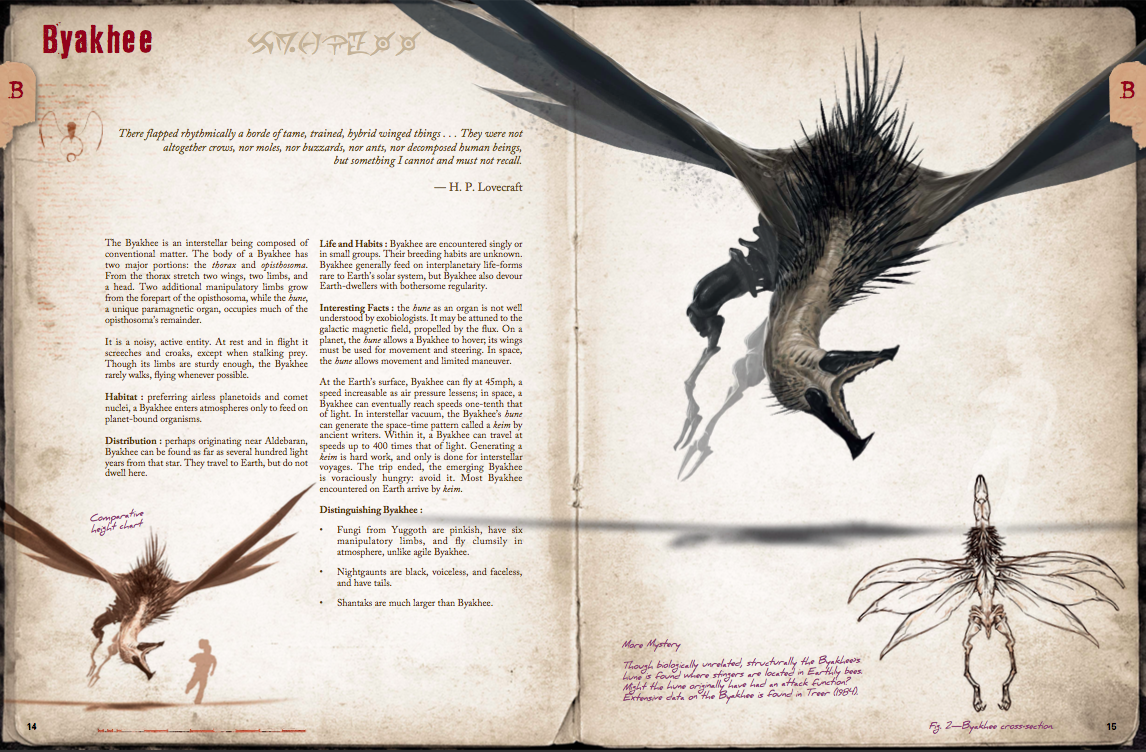 ENnies spotlight: S. Petersen's Field Guide to Lovecraftian Horrors ...