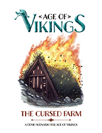 Cover of the Cursed Farm Demo Scenario with a Stead Burning