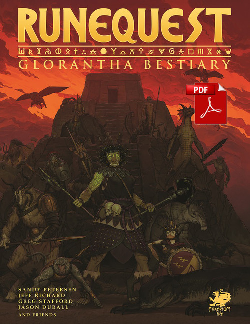 初売りセール RuneQuest - Glorantha Bestiary - PDF - Chaosium Inc. SF・ファンタジー・ホラー
