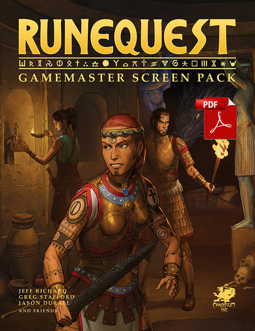 RuneQuest - Gamemaster Screen Pack - PDF