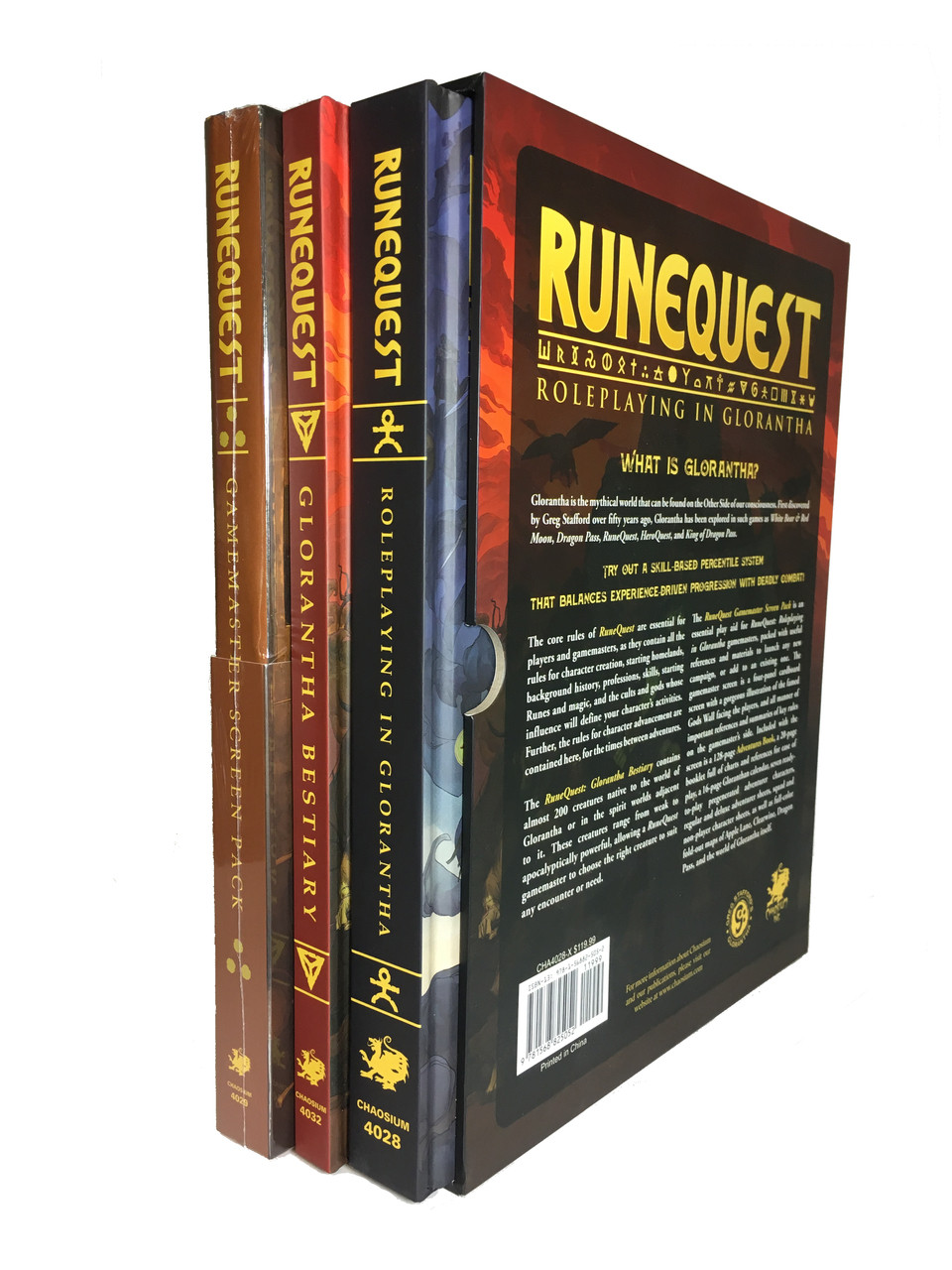 RuneQuest - Roleplaying in Glorantha - Slipcase Set