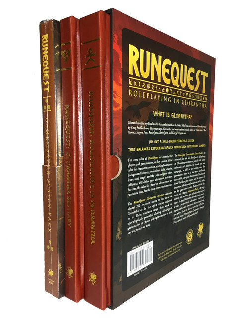 RuneQuest - Roleplaying in Glorantha - Leatherette Slipcase Set