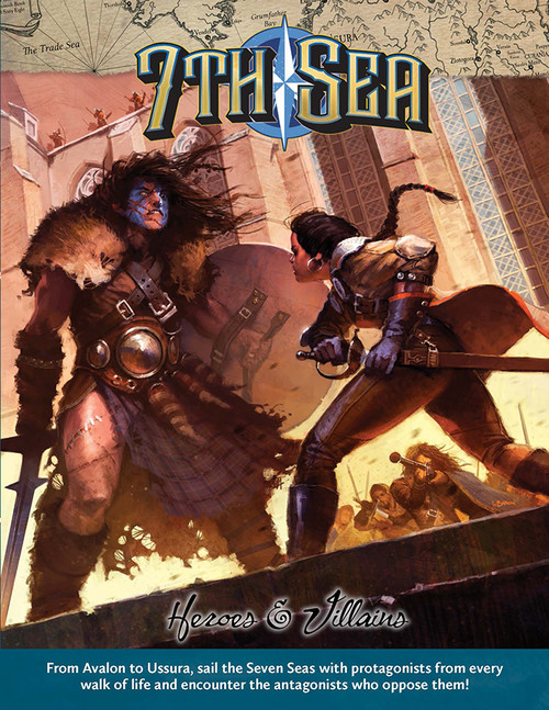 7th Sea - Heroes and Villains - Hardcover - Chaosium Inc.