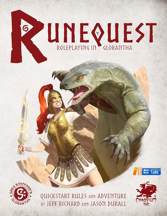 RuneQuest: Roleplaying in Glorantha Quickstart - POD