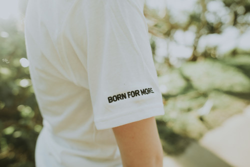 Champion T-Shirts with Born For More sleeve