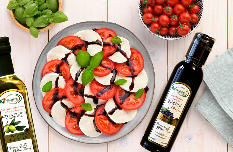 Tomato Mozarella Truffle Vinegar