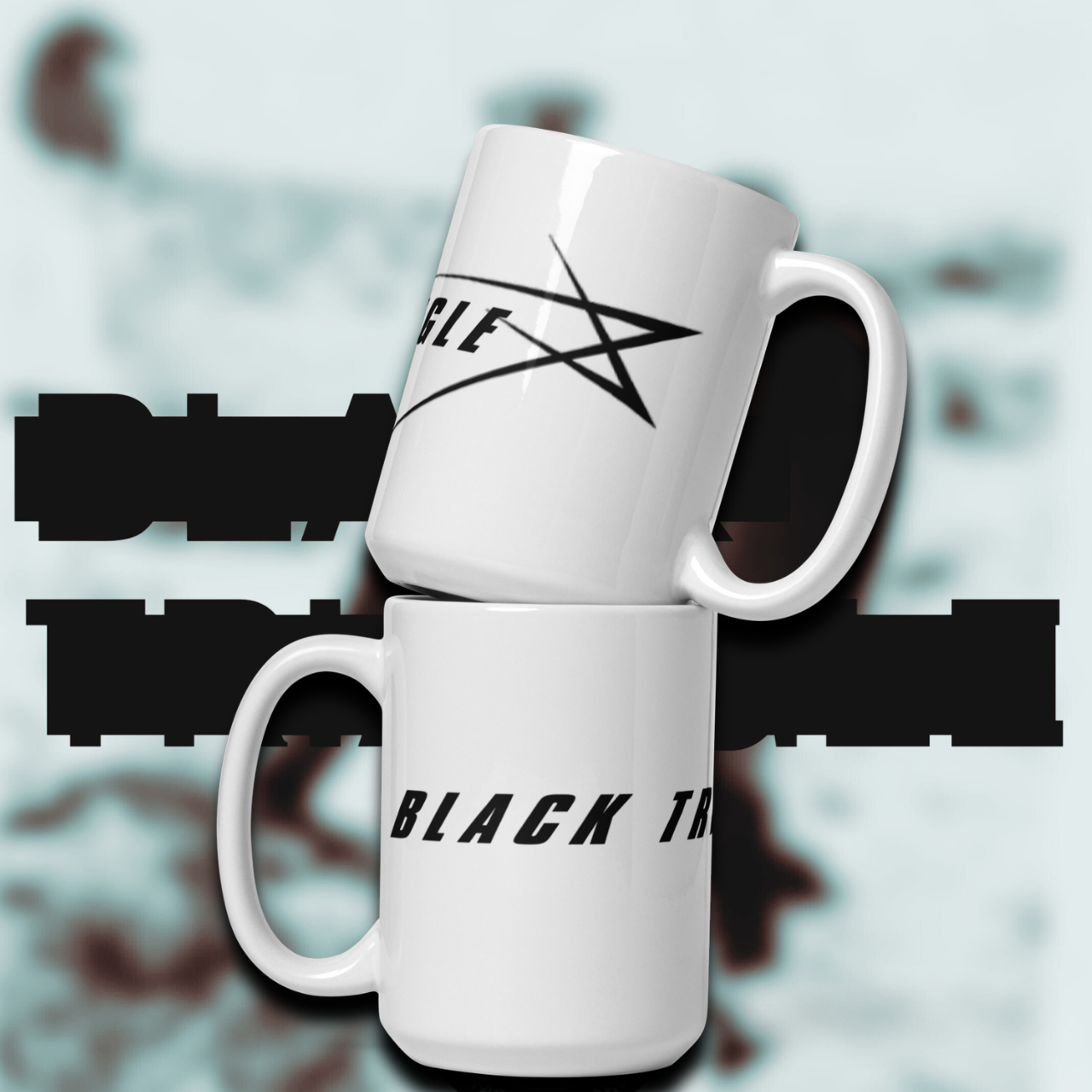 Black Triangle Corporate Logo Coffee Mug